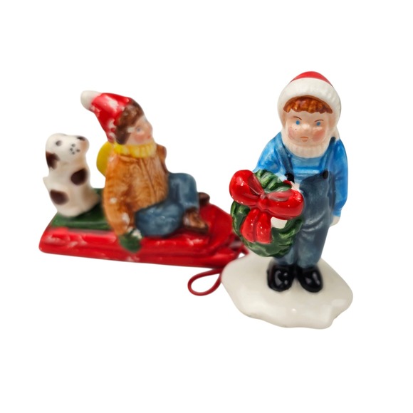 Snow Village Christmas Children Set of 4 Department 56 Holiday‎ Decor - Picture 7 of 16